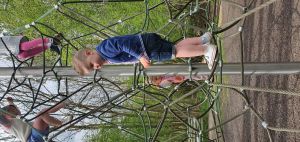 Grandchildren at the Spinney