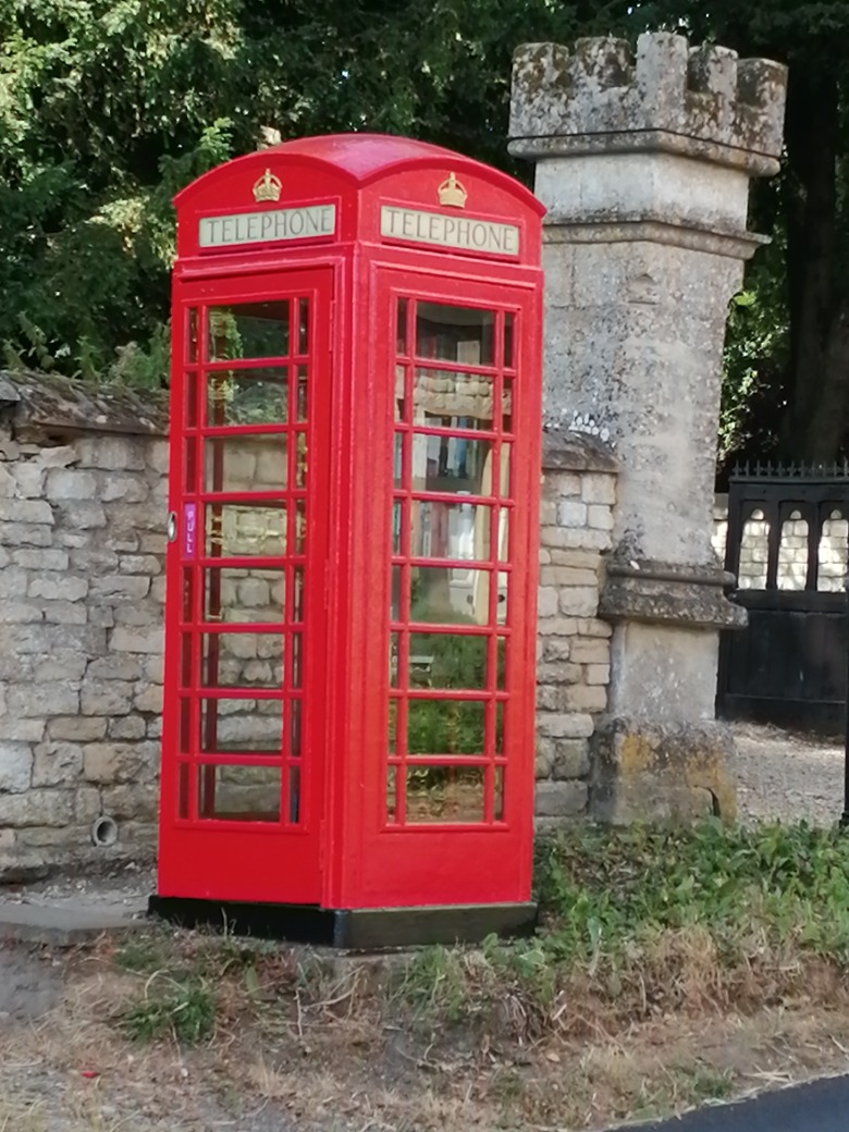 Old telephone boxes