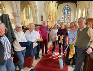 Church clean up