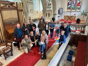 Church spring clean