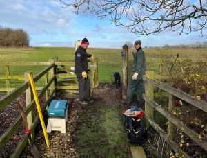 Kissing gate repair