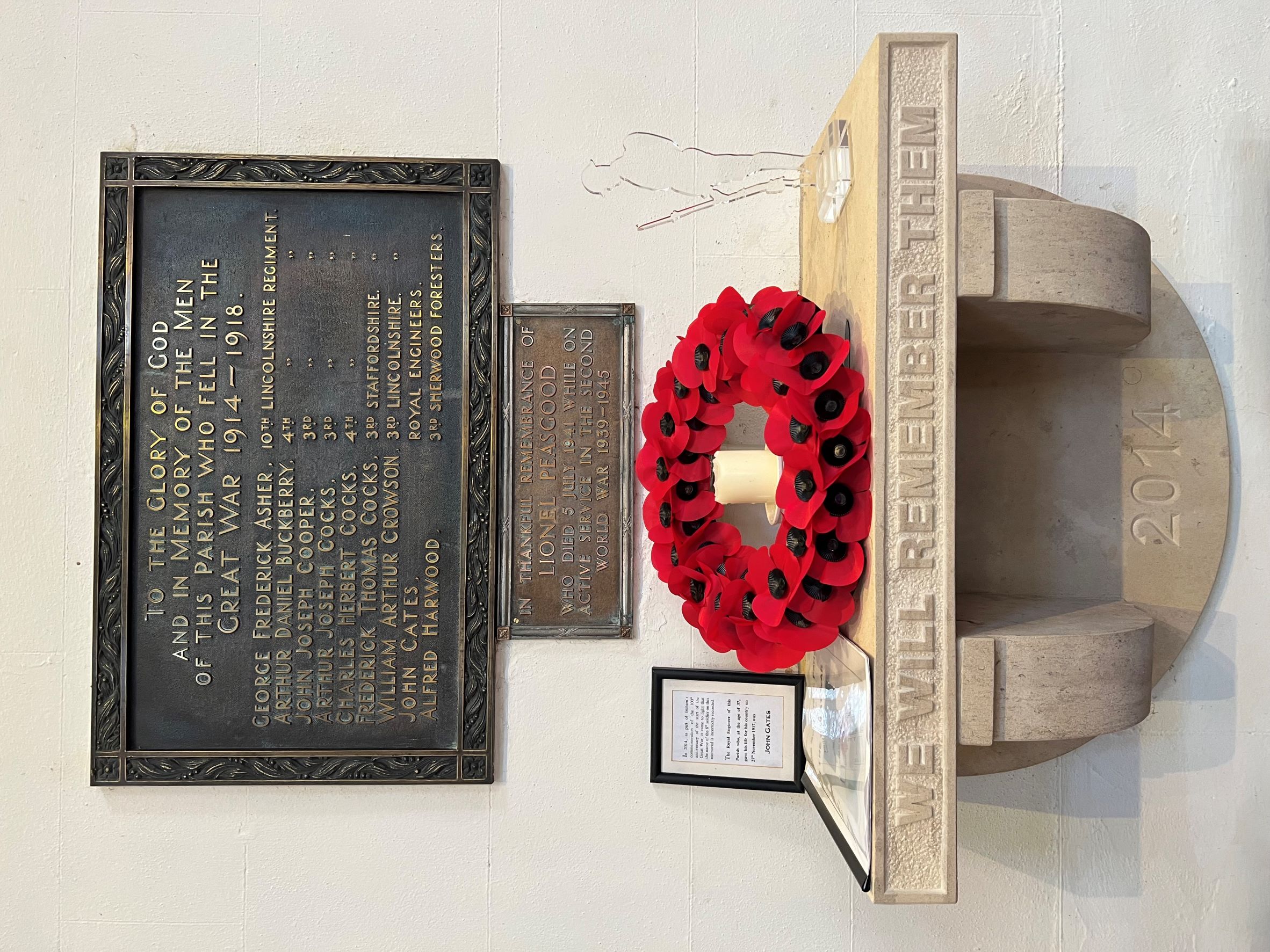 Picture of new war memorial