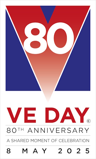VE Day 80 logo
